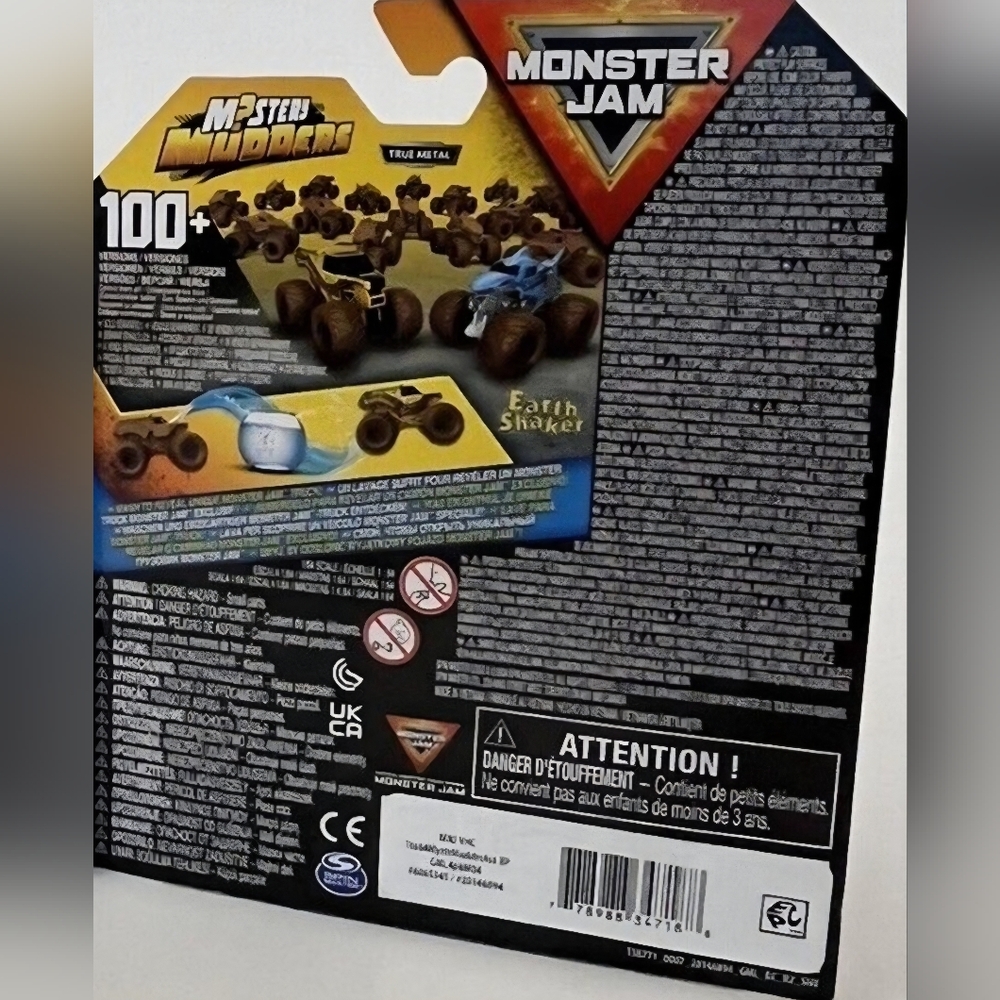 MONSTER JAM Earth Shaker Mystery Mudder Series 4 NEW 1:64 TRUCK Limited Edition - Picture 2 of 3